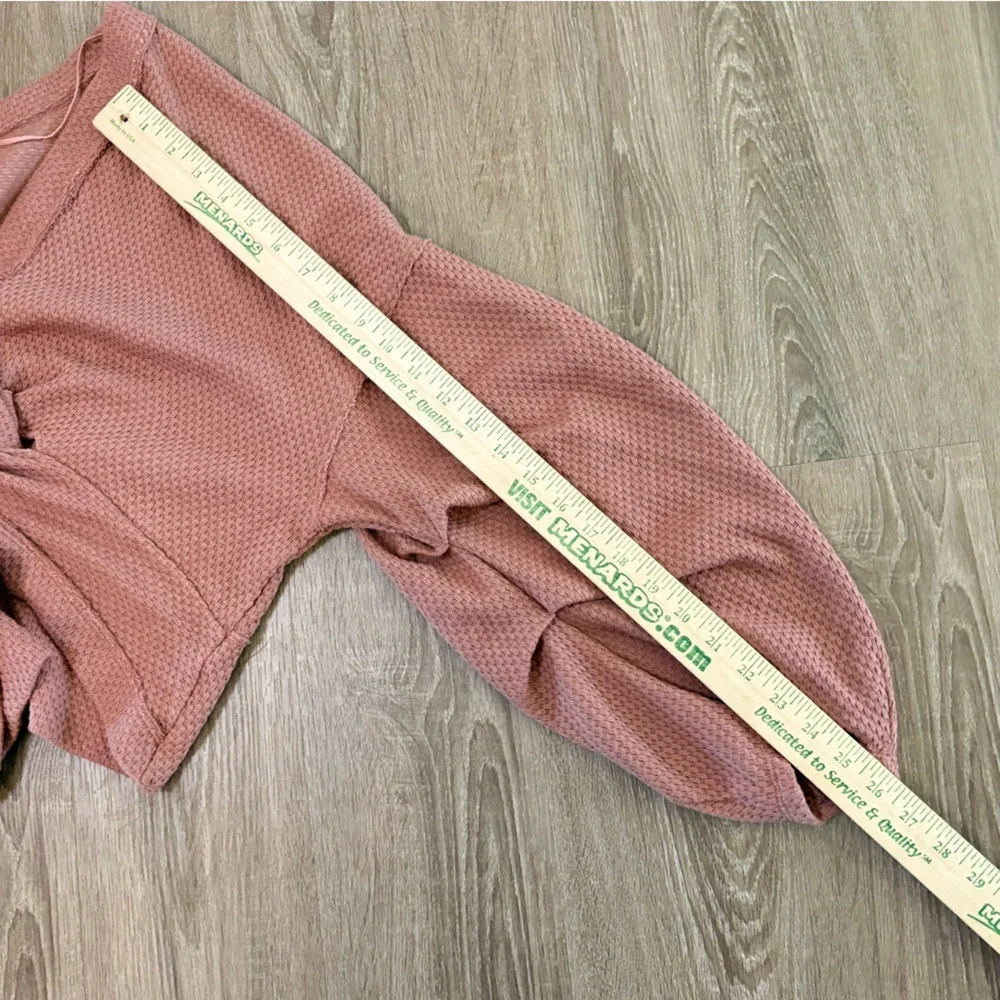 We The Free Crop “Fall for You” Sweater Free People Reversible Cactus Tint​​